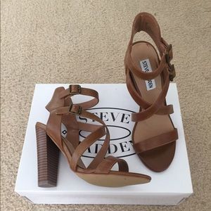 Brown wedge/heels